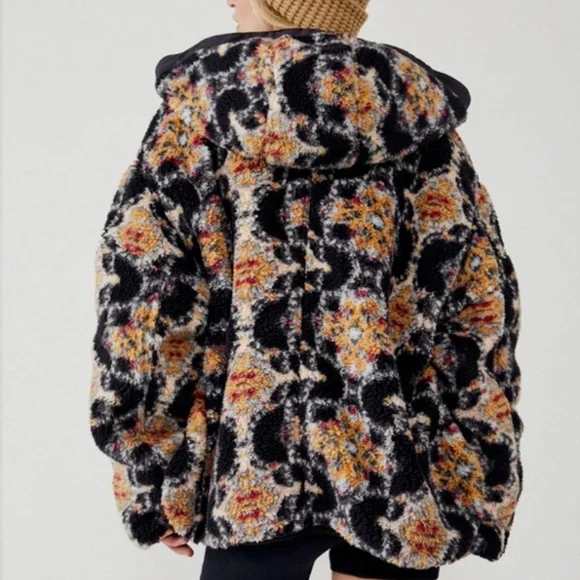 FP Movement Elevation Jacquard Reversible Fleece Jacket Free People